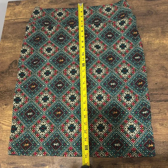 LuLaRoe Elephant print pencil skirt polyester/spandex blend. Size XL. Runs big. - Picture 4 of 5